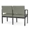 Lesro Lenox 2 Seat Tandem Seating W/ No Center Arm, 43.5 in W 24.5 in L 32 in H LS2101 - alternate 2